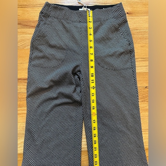 Max Studio Stretchy Bootcut Full Length Pants Black & White size XS - Picture 5 of 6